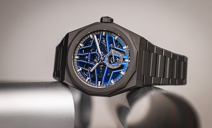 تعرف معنا على ساعة DEFY SKYLINE SKELETON NIGHT SURFER EL PRIMERO
